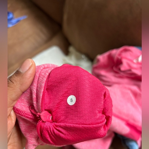 LULULEMON| Think fast Long sleeve* Heathered boom juice | size 8 - Picture 5 of 11